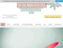 Tablet Screenshot of manueladiluca.com